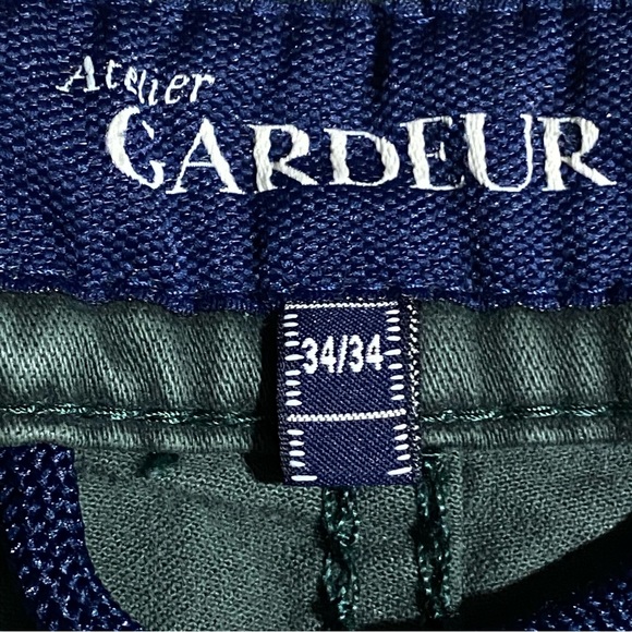 Atelier Gardeur Men's Green Denim Regular Fit Jeans 34 x 34 - Picture 3 of 5